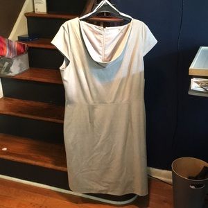 Light Grey Calvin Klein Mid-length Dress